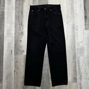Ermenegildo Zegna Black Straight Leg Chino Pants Men's 36 Fit 34 Classic Casual